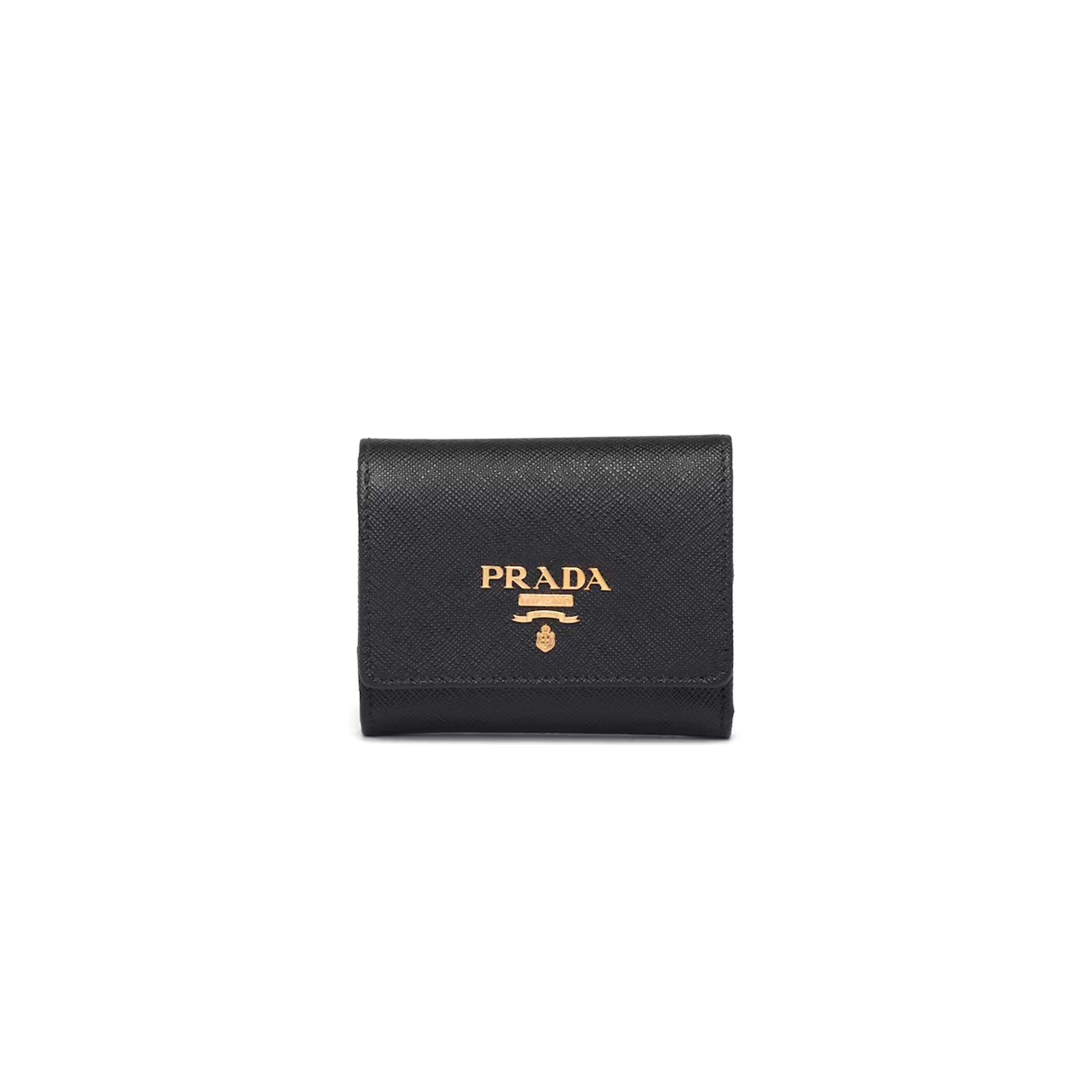 Pra*a small saffiano leather wallet 1mh043 (10*8.5cm)